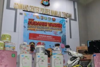 Polres Mamuju Tengah siapkan hadiah untuk masyarakat ikut vaksinasi COVID-19