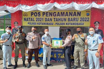 Jasa Raharja Sulut Berikan Bantuan Pos Pengamanan Natal dan Tahun Baru