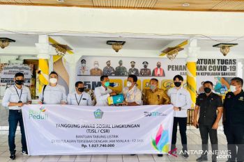 PLN Suluttenggo bantu tabung listrik masyarakat Kepulauan Sangihe