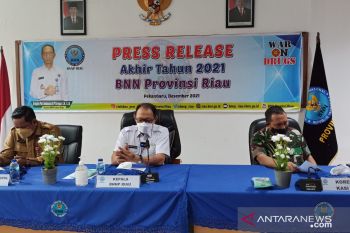 BNNP Riau berantas 41 kasus narkotika selama 2021 dengan tiga cara, apa saja?