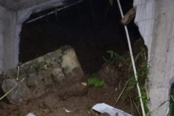 Longsor di Kudus akibatkan dua rumah warga rusak