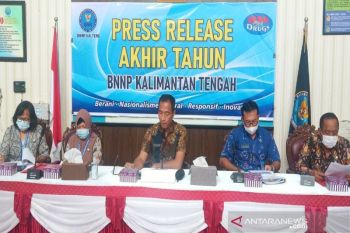 BNNP Kalteng sita 3,8 kilogram sabu selama 2021