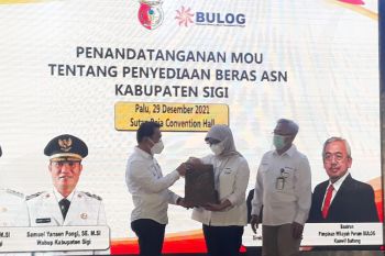 Bupati  harap Bulog bantu tingkatkan kualitas beras Sigi
