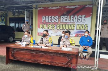 Tindak pidana di Gunung Mas meningkat selama 2021