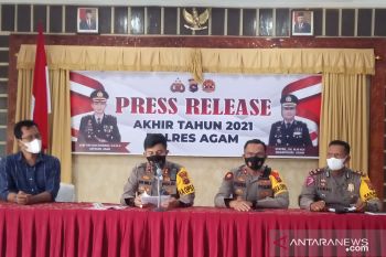 Polres : Tiga kasus menonjol di Agam selama 2021