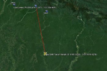 Empat kru dan penumpang helikopter Airfast ditemukan selamat di Kali Silet