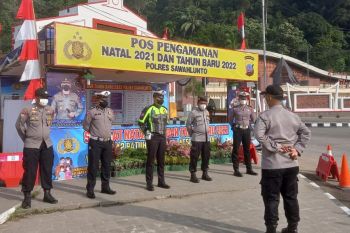 Polres Sawahlunto turunkan dua pertiga kekuatan amankan libur tahun baru 2022