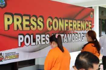 Polres Kotamobagu tangkap dua wanita tersangka penipuan bermodus investasi