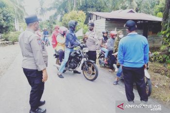 Upayakan capai target, Polres Pasbar gencar razia vaksin bagi pengendara