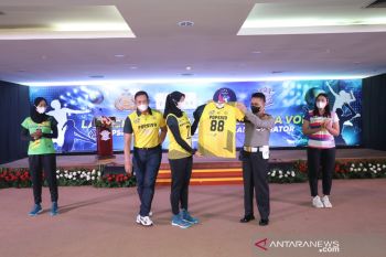 Kakorlantas luncurkan tim dan Jersey bola voli Polri Proliga 2022