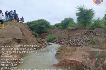 BPBD Rote Ndao sebut Embung Masin jebol akibat hujan deras