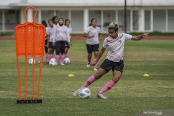 The National Women’s Soccer Team trains ahead of the 2022 AFC Women’s Asian Cup