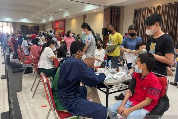 Warga Kepri antusias divaksinasi dosis ketiga