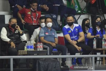 Menpora tinjau prokes Proliga sekaligus saksikan laga klub besutan SBY