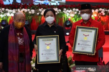 PDI Perjuangan berhasil meraih dua rekor MURI