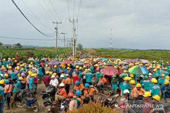 1.600 karyawan PT KSI di Solok Selatan mogok kerja
