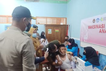 50 persen lebih anak 6-11 tahun di OKU  sudah dapat suntikan vaksin COVID-19