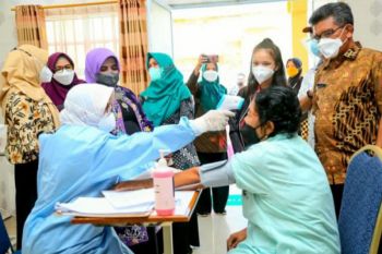 Tanjungpinang targetkan 3.500 warga divaksin booster perhari