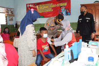 Polres Purbalingga mendorong akselerasi vaksinasi anak