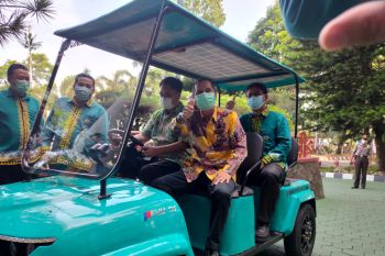 Unila luncurkan mobil listrik buatan dosen dan mahsiswa, ini spesifikasinya
