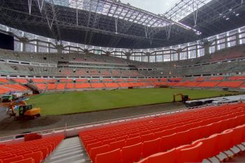 Progres pembangunan Jakarta Internasional Stadium sudah 93,85 persen