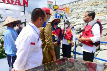 Petani bersyukur atas Bendungan Bintang Bano yang diresmikan Presiden Jokowi