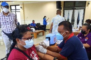 Cakupan vaksinasi COVID-19 dosis II Papua baru capai 21,28 persen