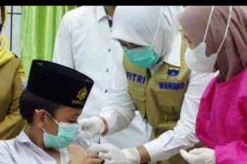 Capaian vaksinasi anak di Sumsel  sekitar lima persen