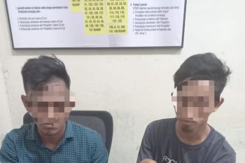 Dua penyabu asal Sipungguk diamankan Polres Kampar