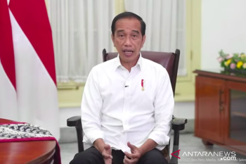 Presiden Jokowi minta masyarakat segera melakukan vaksinasi "booster" COVID-19
