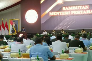 Menhan pimpin Rapim Kemhan 2022