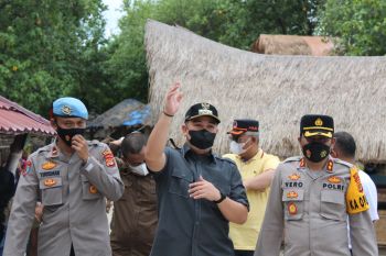 Bupati Pesawaran tinjau penerapan prokes di tempat wisata