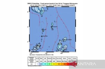 Gempa magnitudo 6,1 guncang Sulawesi Utara