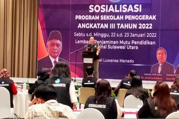 LPMP Sulut Sosialisasikan Sekolah Penggerak pada delapan kepala daerah