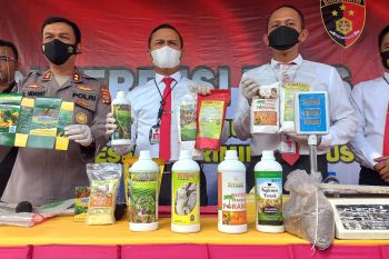 Polda Lampung amankan 1,7 ton pupuk ilegal beredar di Pringsewu