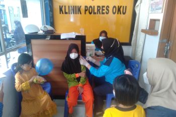 Polres OKU targetkan vaksinasi 1.500 anak 6-11 tahun