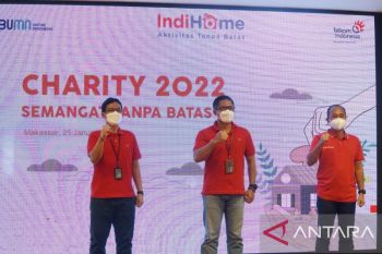 Telkom komitmen bantu masyarakat melalui  IndiHome Charity