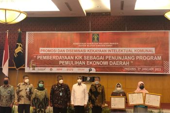 Kemenkumham RI dorong pemulihan ekonomi nasional berbasis HAKI