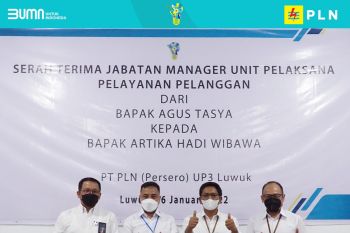 GM PLN UIW Suluttenggo pimpin Sertijab Manager PLN UP3 Luwuk