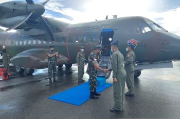 Pangdam XVII/Cenderawasih kembali ke Jayapura selepas mendampingi Panglima TNI