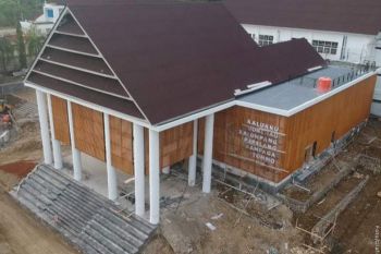 Pembangunan Kantor Bupati Mamuju Sulbar hampir rampung