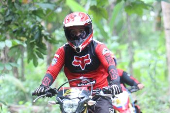 DAW Ajak Komunitas dan Pengguna Honda CRF Jelajah Alam Minahasa