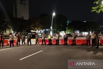 Polisi tutup jalan antisipasi balapan liar di Jakarta Pusat