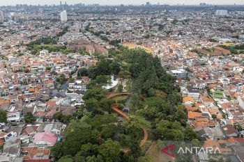 Between park and garden in Jakarta