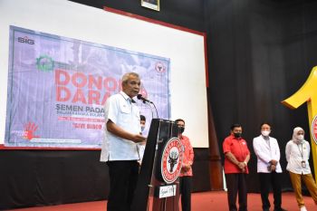 Semen Padang gelar donor darah, 265 kantong terkumpul
