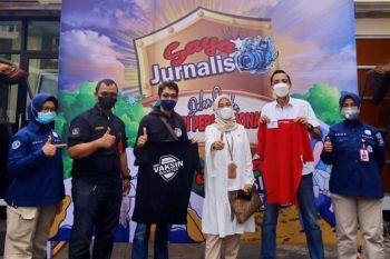 Polda apresiasi PT Semen Padang dukung vaksinasi booster jurnalis