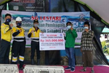 Ratusan petani Rembang nikmati hasil dari olah lahan Semen Gresik