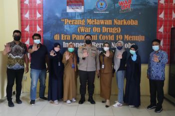 BNN Sulbar gelar vaksinasi dosis ketiga kepada seluruh personelnya