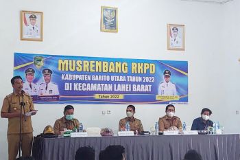 Pemkab Barito Utara   musrenbang di Kecamatan Lahei Barat