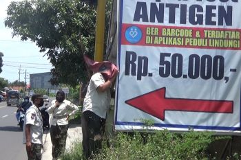 Gerai rapid tes antigen non-prosedural di kawasan Pelabuhan Ketapang Banyuwangi ditutup